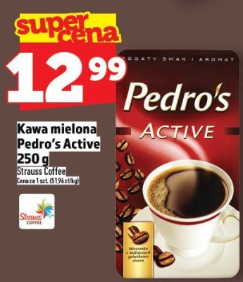 Kawa mielona Pedro's Active 250g promocja w TOPAZ