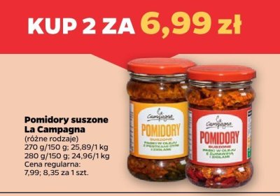 Pomidory suszone  promocja w Netto