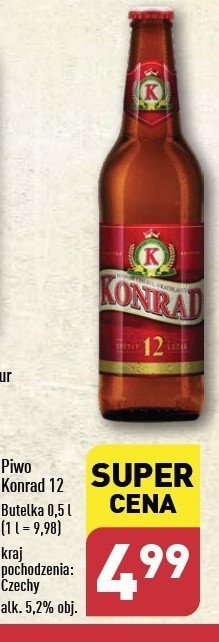 Piwo Konrad 12 promocja w Aldi