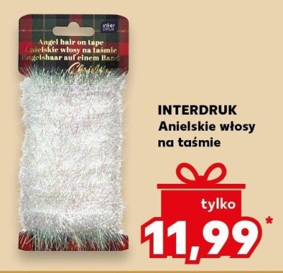 INTERDRUK Anielskie włosy na taśmie promocja w Kaufland