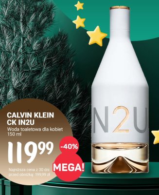 Woda toaletowa dla kobiet CK IN2U 150 ml promocja w Rossmann