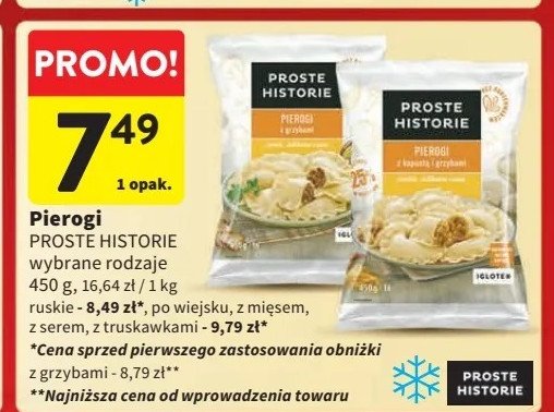 Pierogi ruskie Iglotex proste historie promocja