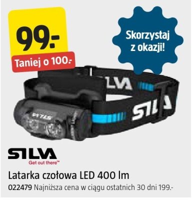 Latarka czołowa LED 400 lm Silva promocja w Jula