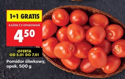 Pomidor śliwkowy promocja w Biedronka