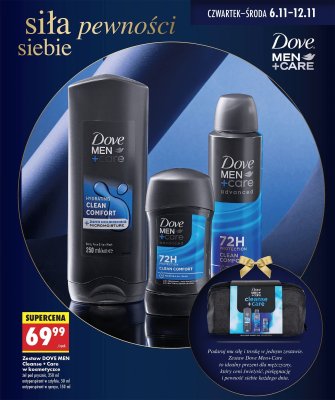 Zestaw Cleanse + Care: żel pod prysznic, antyperspirant w sztyfcie i w sprayu promocja w Biedronka