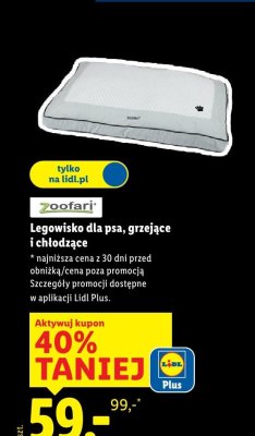 Legowisko dla psa grzejące i chłodzące promocja w Lidl