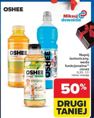 Napój izotoniczny, woda funkcjonalna 0,35 - 1,1 l różne rodzaje drugi -50% taniej promocja w Carrefour