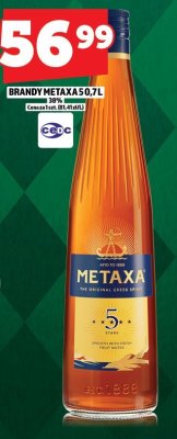 Brandy Metaxa 5* 0.7l promocja w TOPAZ