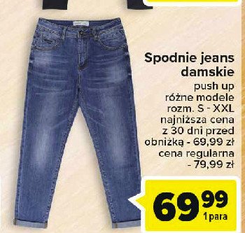 Spodnie jeans damskie s-xxl promocja