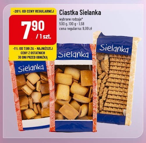 Ciastka jagodzianki Sielanka promocja