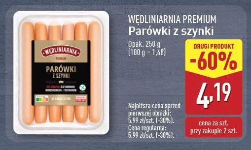 Par贸wki z szynki W臋dliniarnia premium promocja