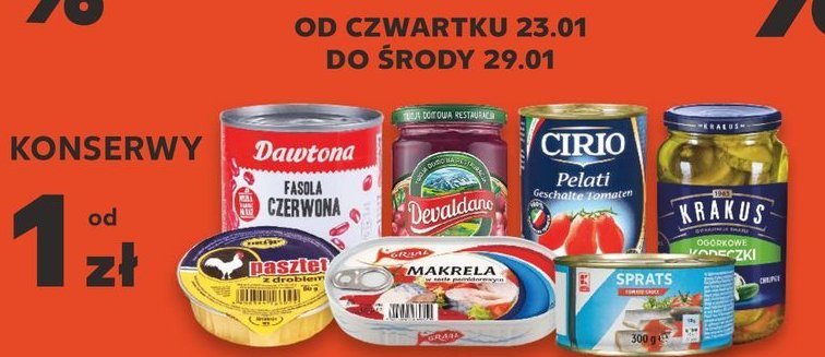 Szprot w sosie pomidorowym K-classic promocja w Kaufland