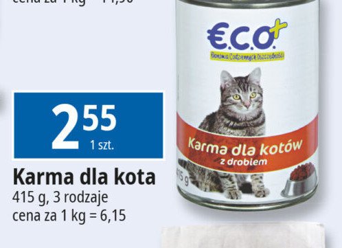 Karma dla kota drób Eco+ promocja