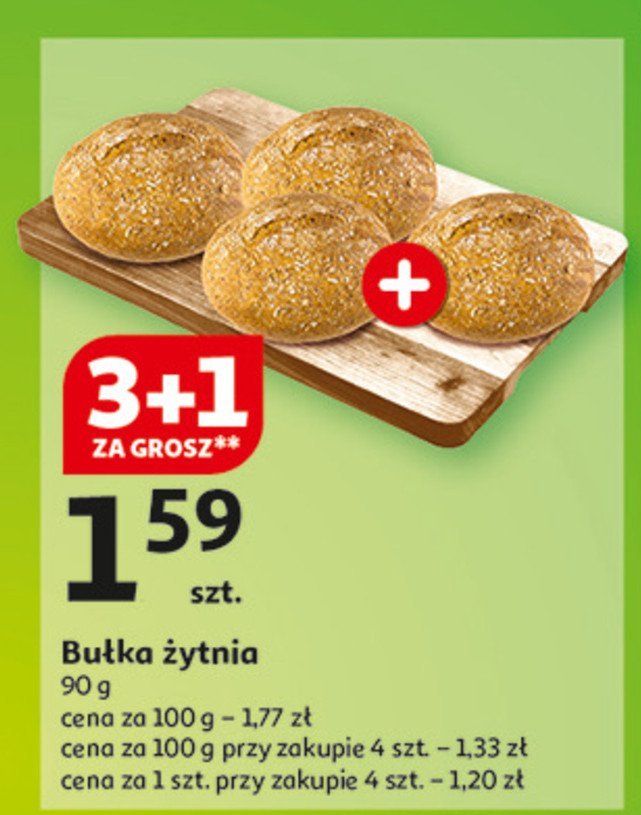 Bułka żytnia promocja w Auchan