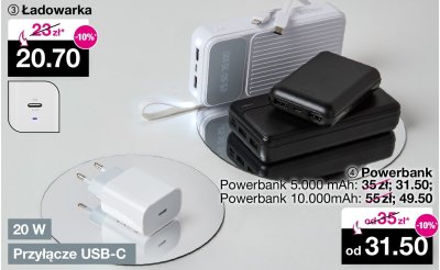 Powerbank 5.000 mAh promocja w Woolworth