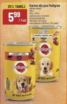 Karma dla psa Pedigree promocja w POLOmarket