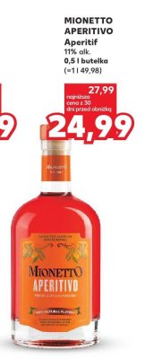 Aperitif MIONETTO APERITIVO promocja w Kaufland