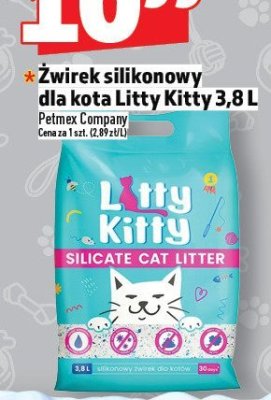 Żwirek silikonowy dla kota Litty Kitty 3,8 L promocja w TOPAZ