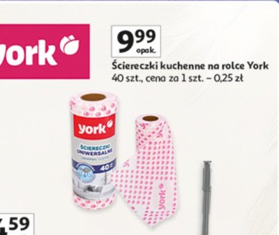 Ściereczki kuchenne na rolce York promocja w Auchan