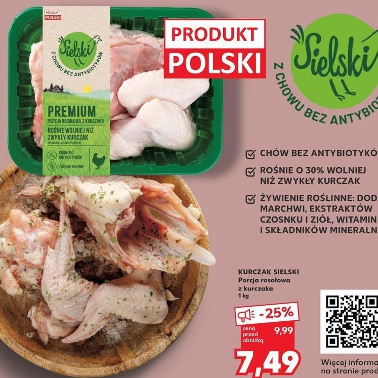 Porcja rosołowa z kurczaka Superdrob promocja w Kaufland