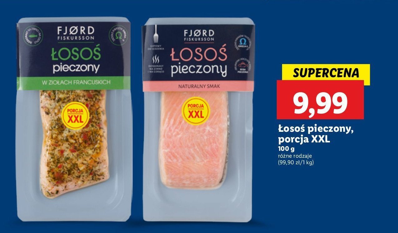 Łosoś pieczony w ziołach francuskich Fjord fiskursson promocja