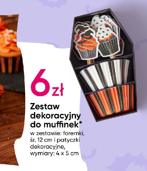 Zestaw do muffinek dekoracyjny promocja