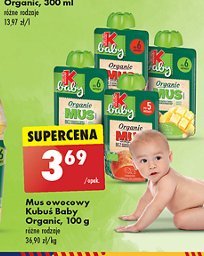 Mus jabłko-marchew-dynia Kubuś baby promocja