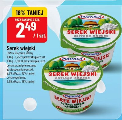 Serek wiejski OSM Piątnica promocja w POLOmarket