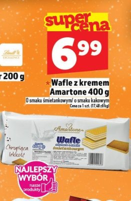 Wafle z kremem Amati one 400 g promocja w TOPAZ