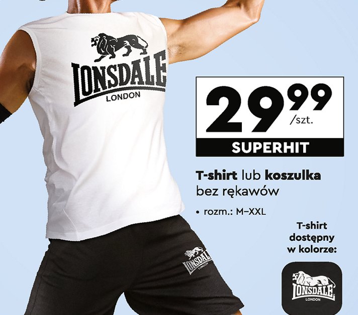 Koszulka męska rozm. m-xxl LONSDALE promocja