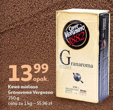 Kawa granaroma CAFFE VERGNANO promocja