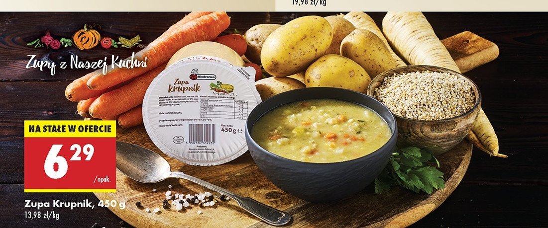 Zupa krupnik Biedronka promocja w Biedronka