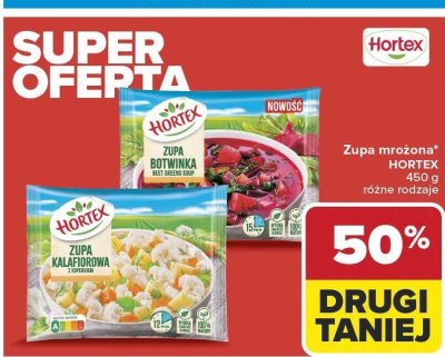Zupa mrożona Hortex różne rodzaje promocja w Carrefour