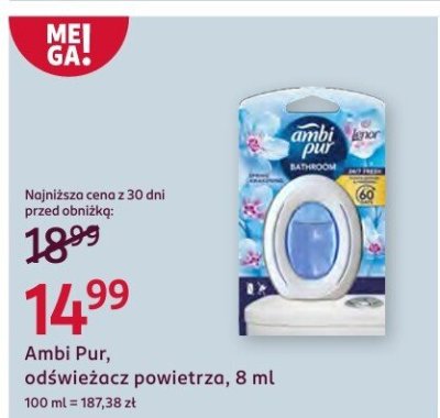 Odświeżacz odświeżacz powietrza promocja w Rossmann