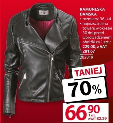 Ramoneska damska promocja w Selgros