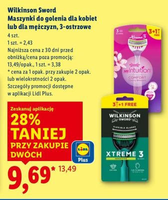 Maszynki Wilkinson Sword Maszynki do golenia dla kobiet lub dla mężczyzn, 3-ostrzowe promocja w Lidl