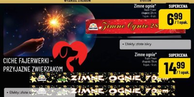 Zimne ognie Super Power 28 cm promocja w POLOmarket
