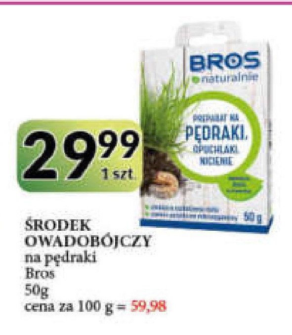 Preparat na p臋draki opuchlaki nicienie Bros naturalnie promocja