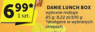 Danie Lunch Box wybrane rodzaje 85 g promocja w Groszek