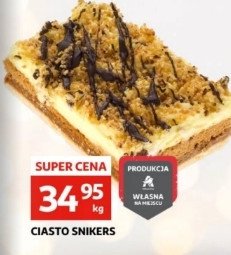 Ciasto snikers Auchan promocja