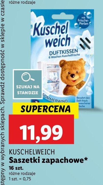 Saszetki zapachowe summer wind Kuschelweich promocja