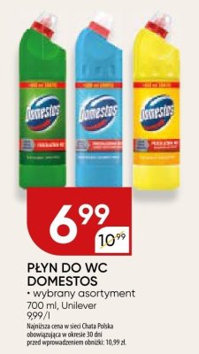 Płyn do WC Domestos promocja w Chata Polska