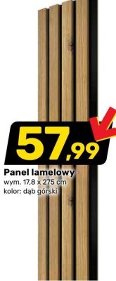 Panel lamelowy promocja w Bricomarche