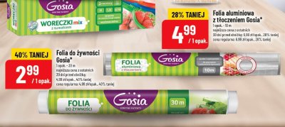 Folia do żywności Gosia promocja w POLOmarket
