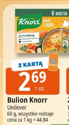 Bulion Knorr Unilever promocja w Leclerc
