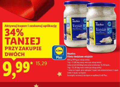 Filety śledziowe wiejskie promocja w Lidl