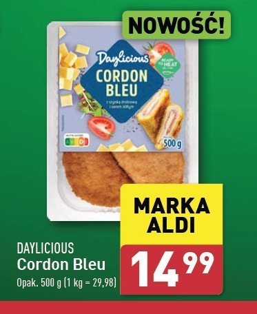 Cordon bleu Daylicious promocja