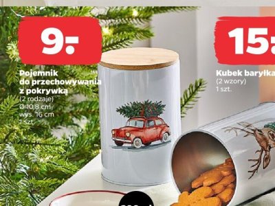 Pojemnik do przechowywania z pokrywką 2 rodzaje promocja w Netto