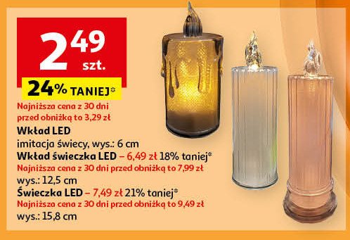 Wkład led 6 cm promocja