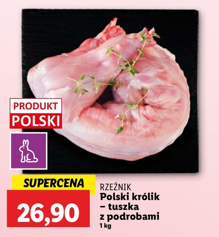 Królik z podrobami Rzeźnik codzienna dostawa promocja